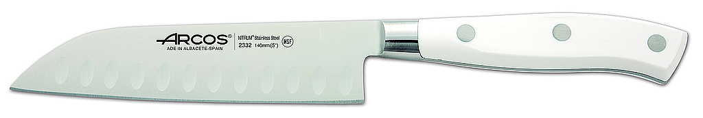 couteau santoku alvéolé 140 mm