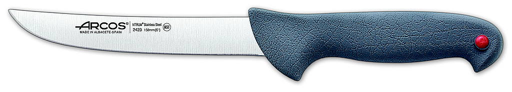 couteau désosser lame usée  large 160 mm