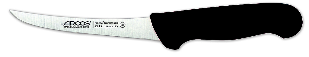 couteau à désosser courbe 140 mm
