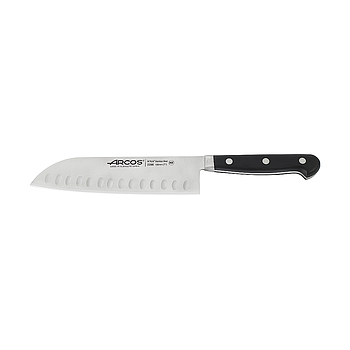 couteau santoku alvéolé 180 mm