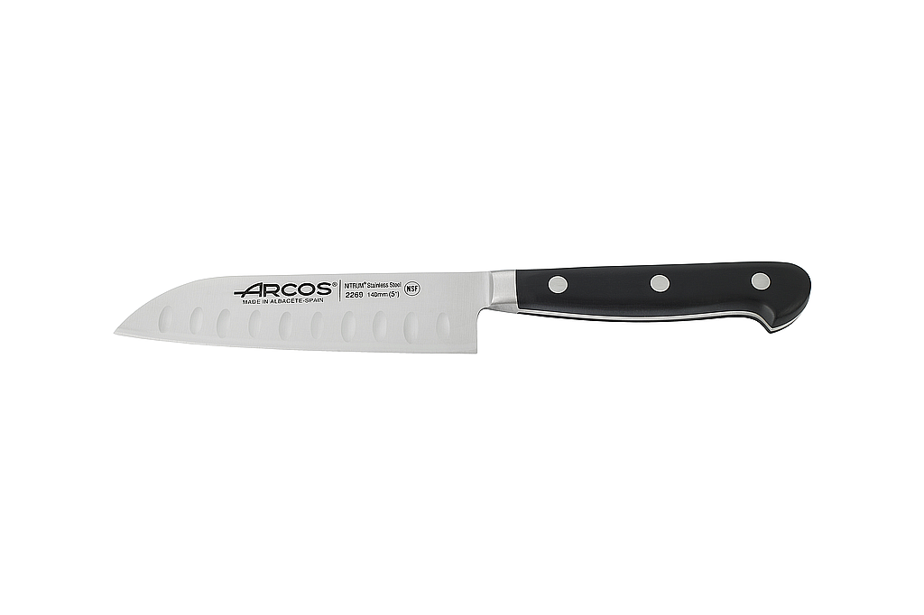 couteau santoku alvéolé 140 mm